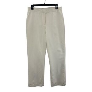 Conrad C Dress Pants Womens 16 Beige NWT Straight Leg High Rise C2329U